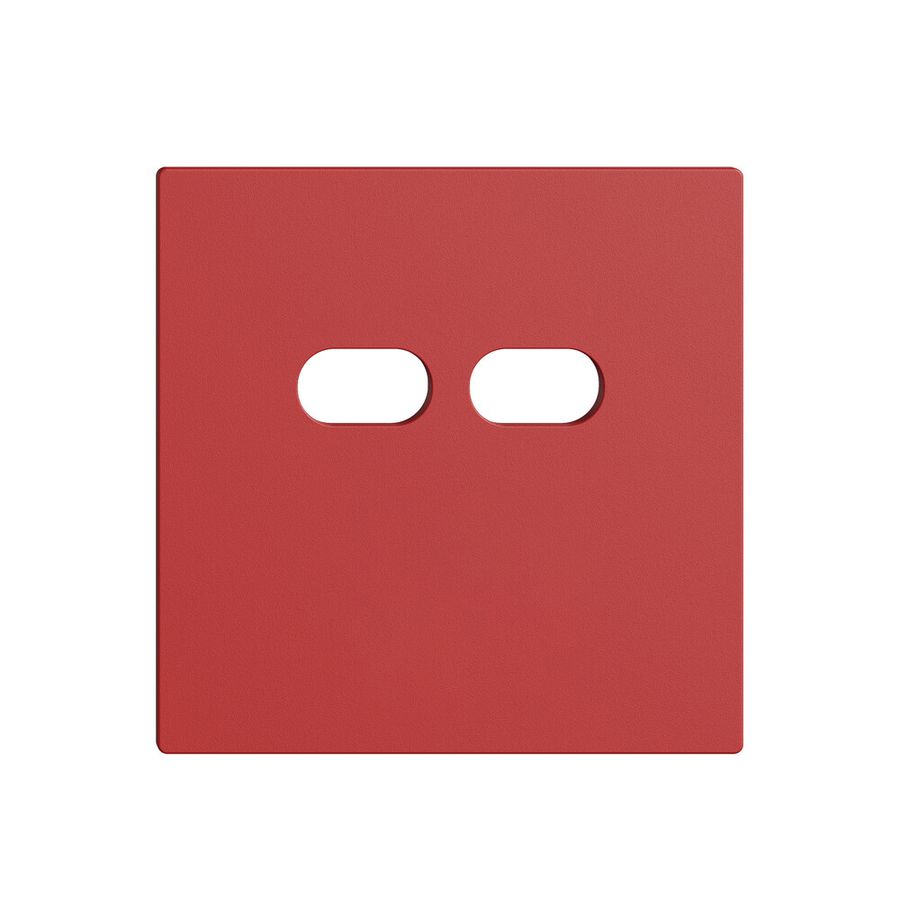 Montageset Feller EDIZIOdue für Steckdose USB 18W 2×Typ C berry