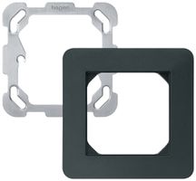 UP-Kopfzeile Hager kallysto.trend 1×1 94×94mm schwarz