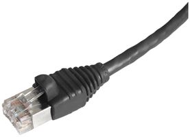 Patchkabel Dätwyler CU RJ45 0.5m schwarz U/UTP Kat.6