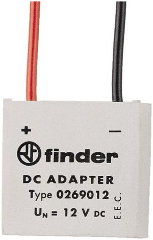 Adaptateur Finder pour la commande d'un télérupteur 24VAC série 26 avec 24VDC