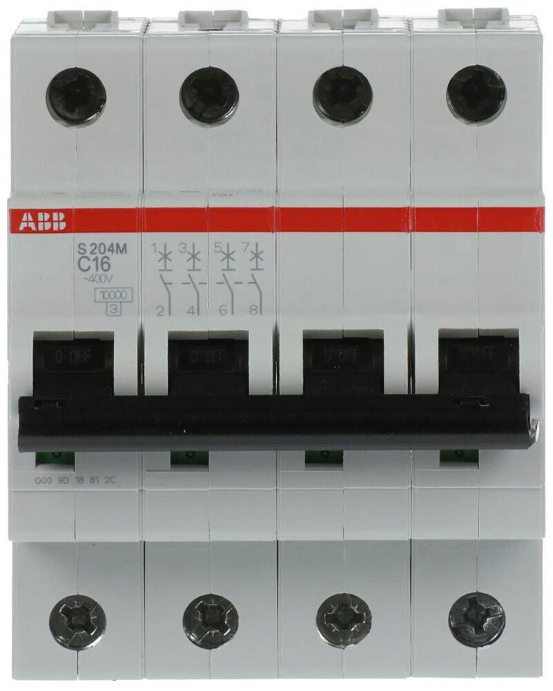 Leitungsschutzschalter ABB S204M-C16 16A C 10kA