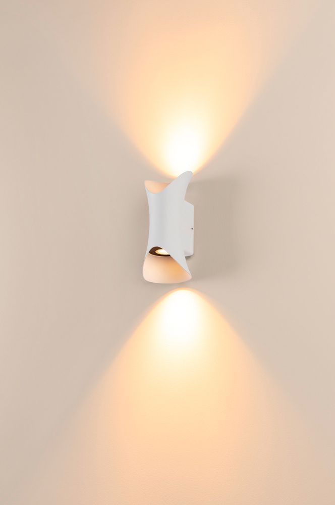 Applique LED SLV MODELA 7.5W 800lm 827 IP65 VAR direct/indirect blanc