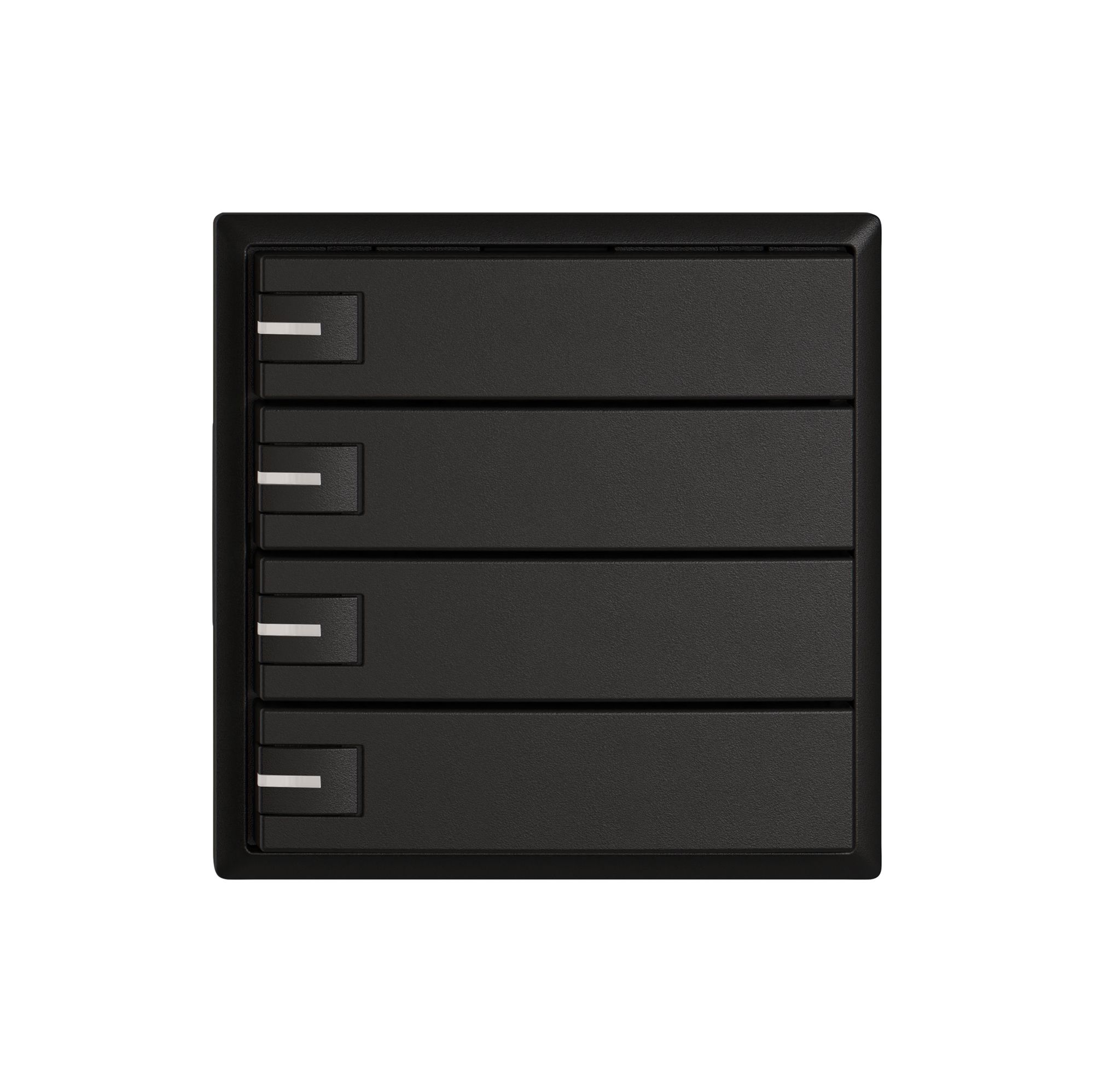 Poussoir KNX RGB EDIZIO.liv SNAPFIX® capteur temp.RGB-LED 4× comm.1T no