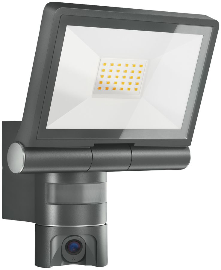 LED-Strahler Steinel XLED CAM 1 PIR 21W 1472lm 3000K IP44 schwarz