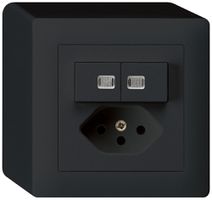 AP-Leuchtkombination 1/3+3/1P+T13 schwarz kallysto 2 Linsen