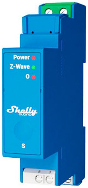 REG-RF-Schaltaktor Shelly Wave Pro 1 Z-Wave 1-Kan 110…240V 1TE