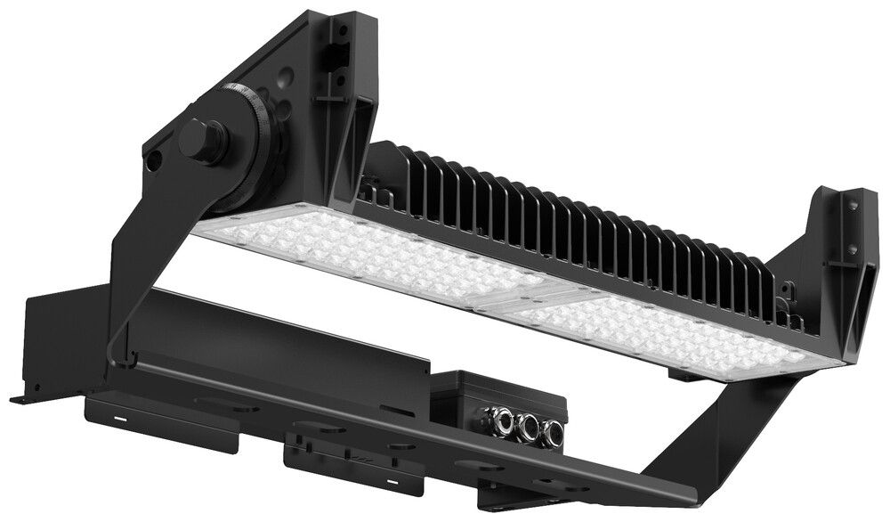 Projecteur LED DOTLUX HLFsport 400W 48387lm 4000K IP66 80×12° 1-10V noir