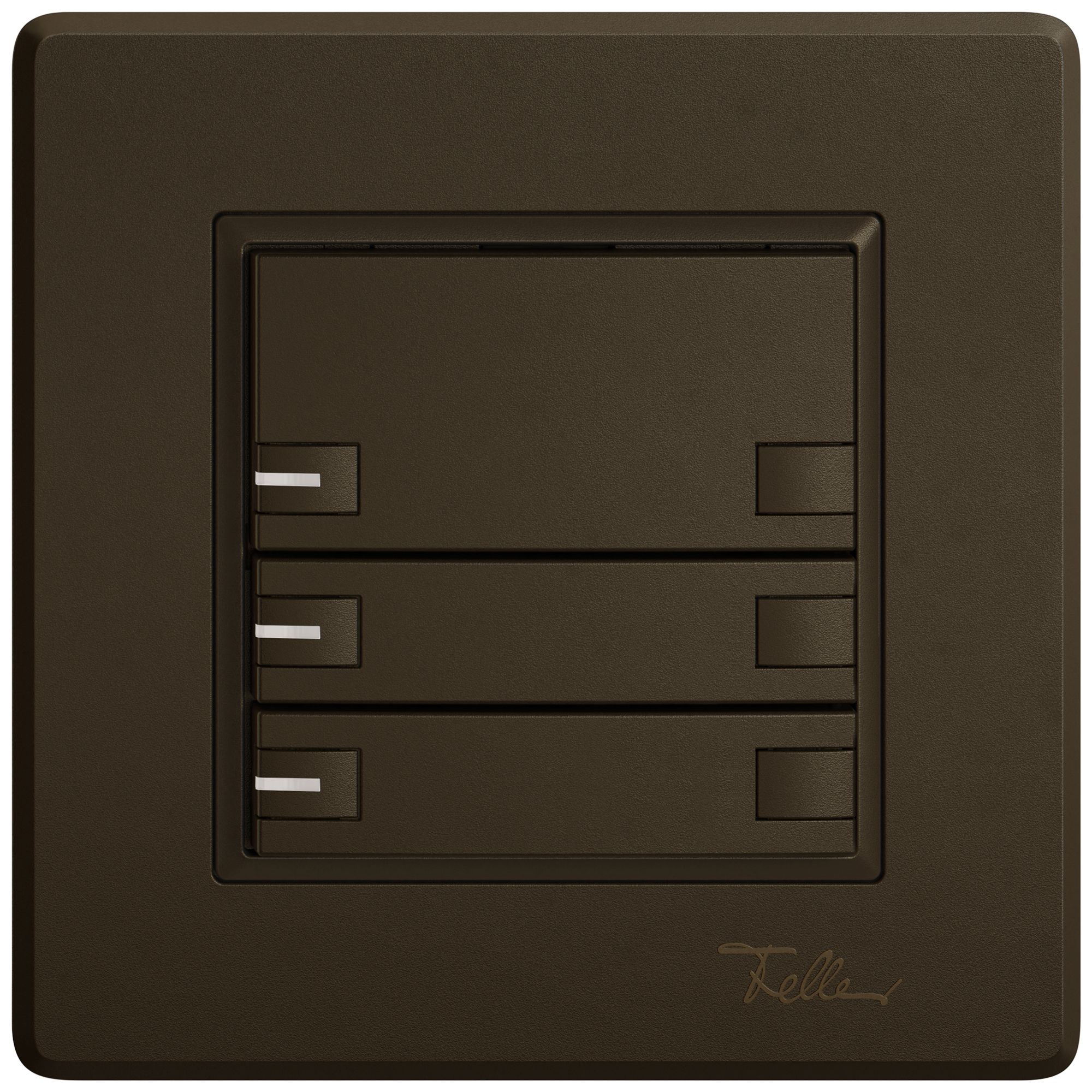 UP-Universaltaster EDIZIO.liv UNI SNAPFIX® m.LED RGB 3× 2-Tbed.br