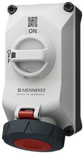 Presa AP MENNEKES DUO 32A 5P 6h 400V IP67 interruttore contatto ausiliar.1Ch/1R