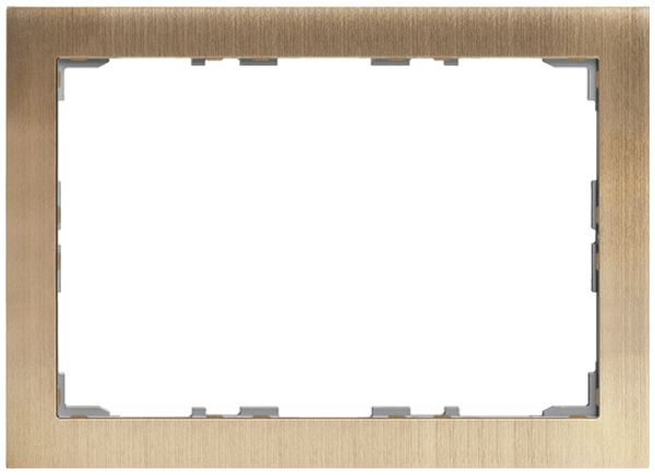 Abdeckrahmen 2×3 Touchpanel II KNX Prestige messing geschl.