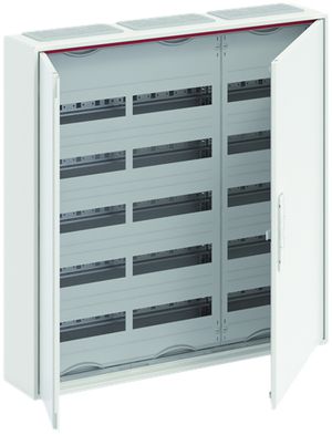AP-Kleinverteiler ABB CA 35V, 3-Feld 5-reihig 180TE, Tür