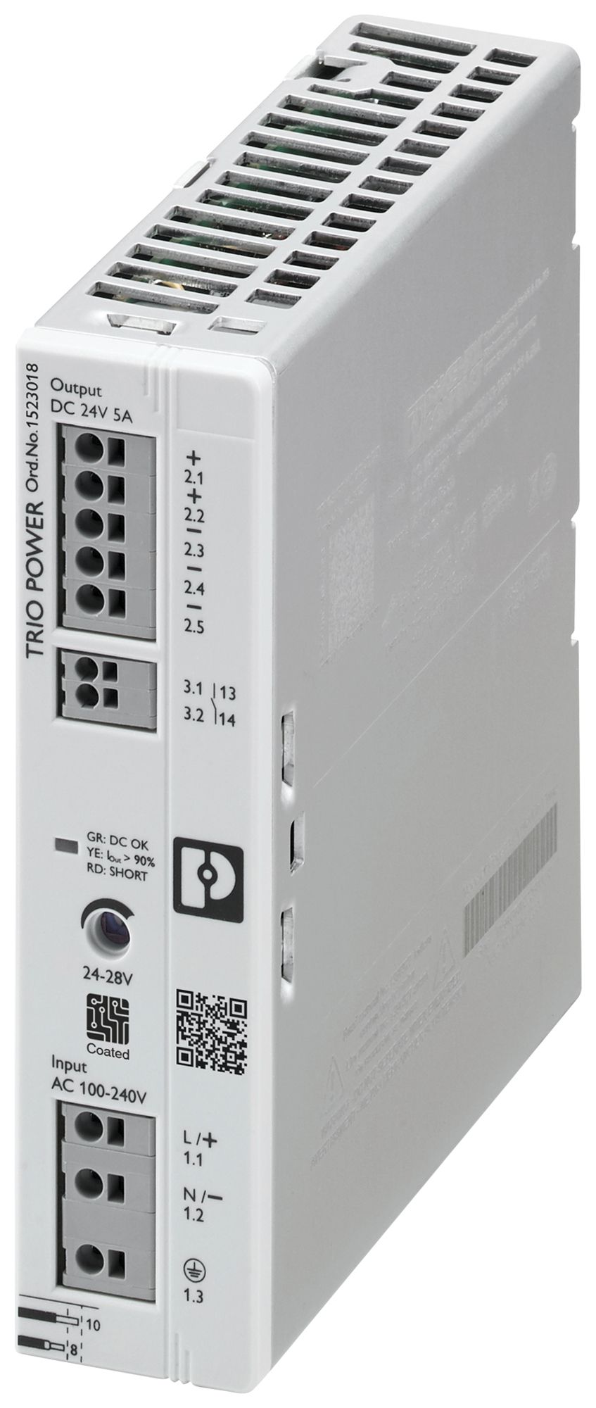 Schaltnetzteil PX TRIO3-PS/1AC/24DC/5/CO 1L OUT:24VDC/5A