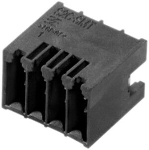 Stiftleiste Weidmüller S2C-SMT geschlossen THT/THR 3.5mm 10L 90° 3.2mm schwarz