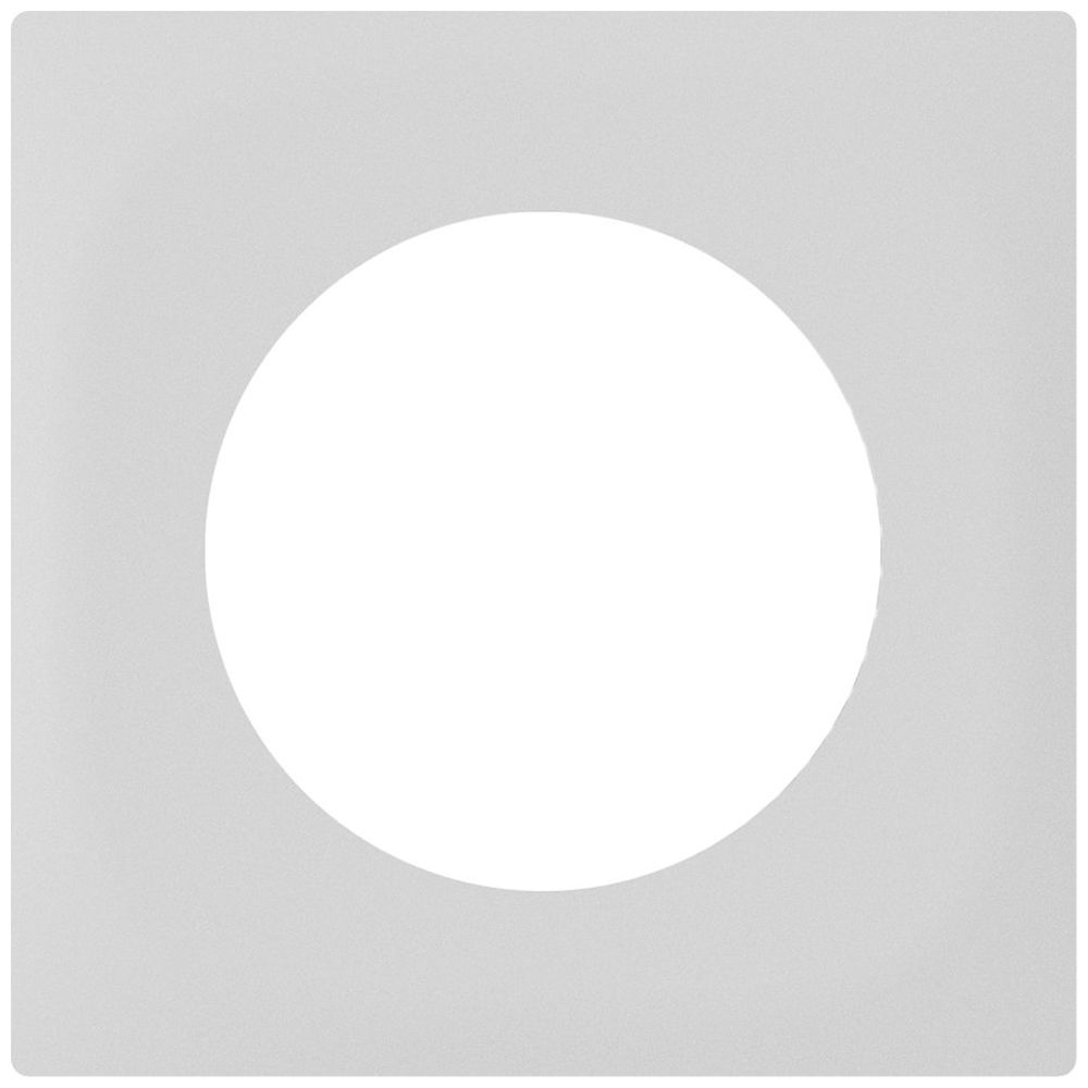 Plaque frontale SIDUS pour lampe témoin alu