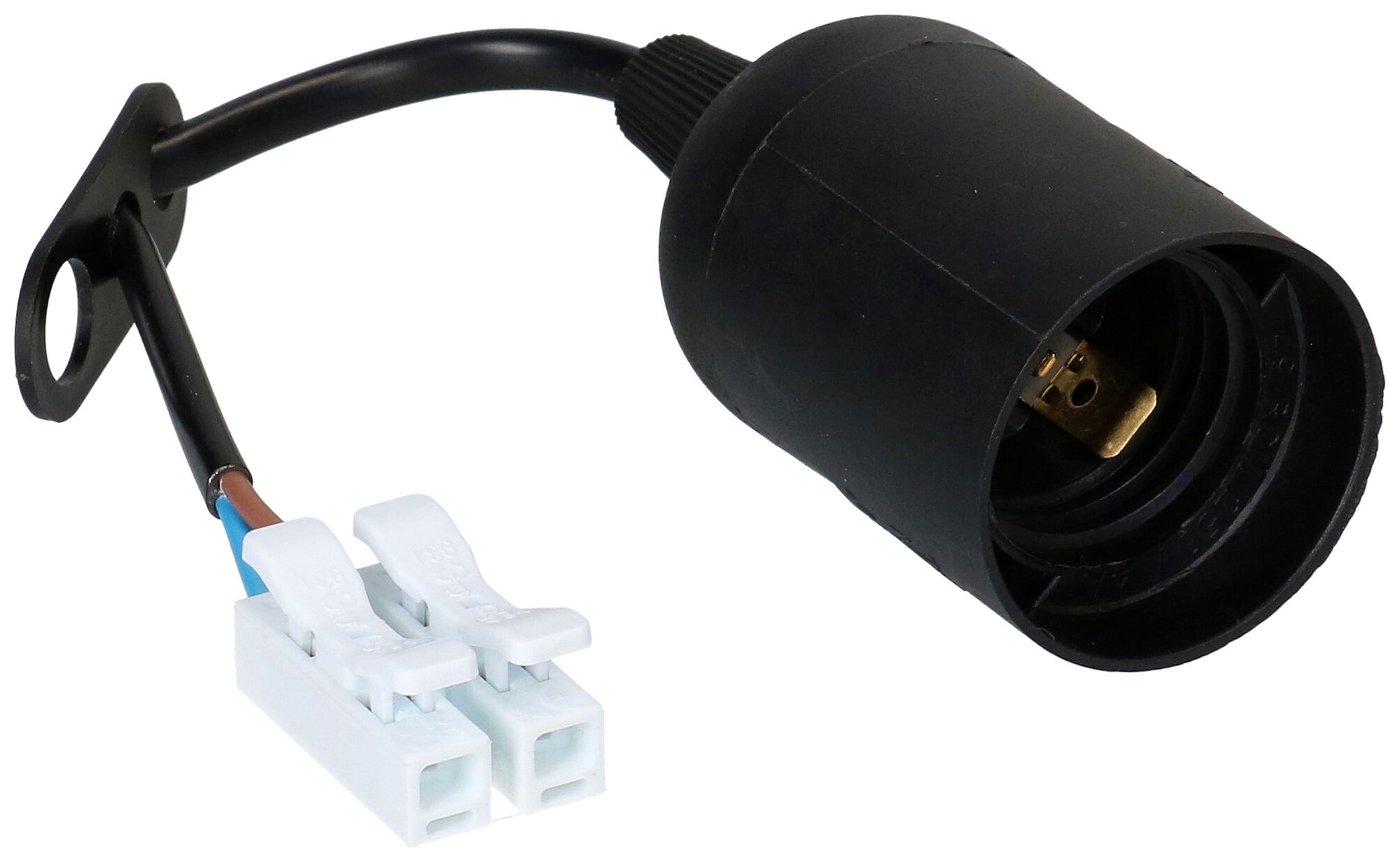 Portalampada da cantiere MH BUILD elemento di raccordo e E27 mater.sintetico ne