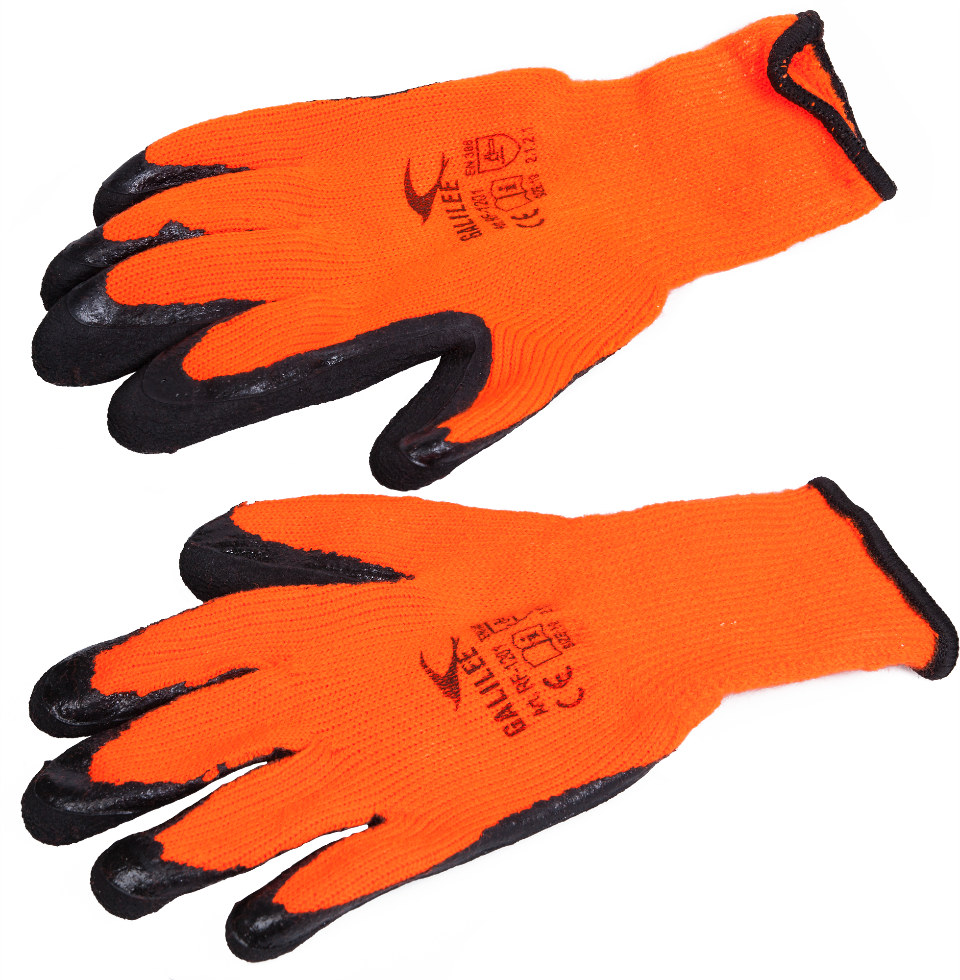 Arbeitshandschuhe orange, Grösse 9