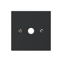 UP-Durchgangsdose kallysto schwarz Ø9mm ohne Klemmeneinsatz