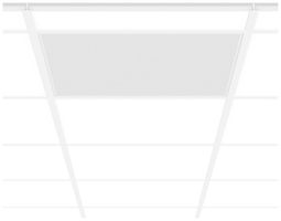 LED-Panelleuchte RZB KALEEA BASIC 28W 3800lm 840 IP40 620×620mm weiss