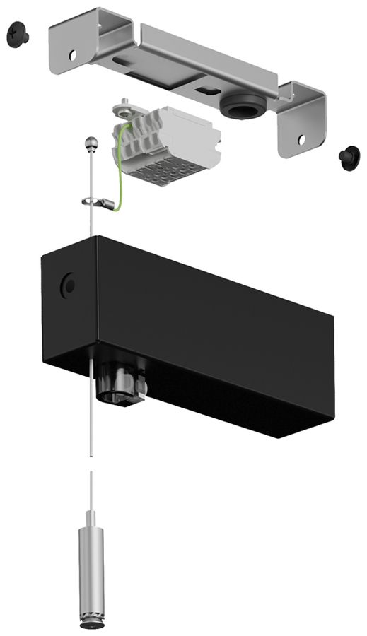 Anschluss-Set Sylvania ONETRACK 5-polig schwarz