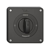 Drehschalter NEVO N.CO 2/1 L, mit Drehgriff, KS, 0-Hand-0-Automat, schwarz