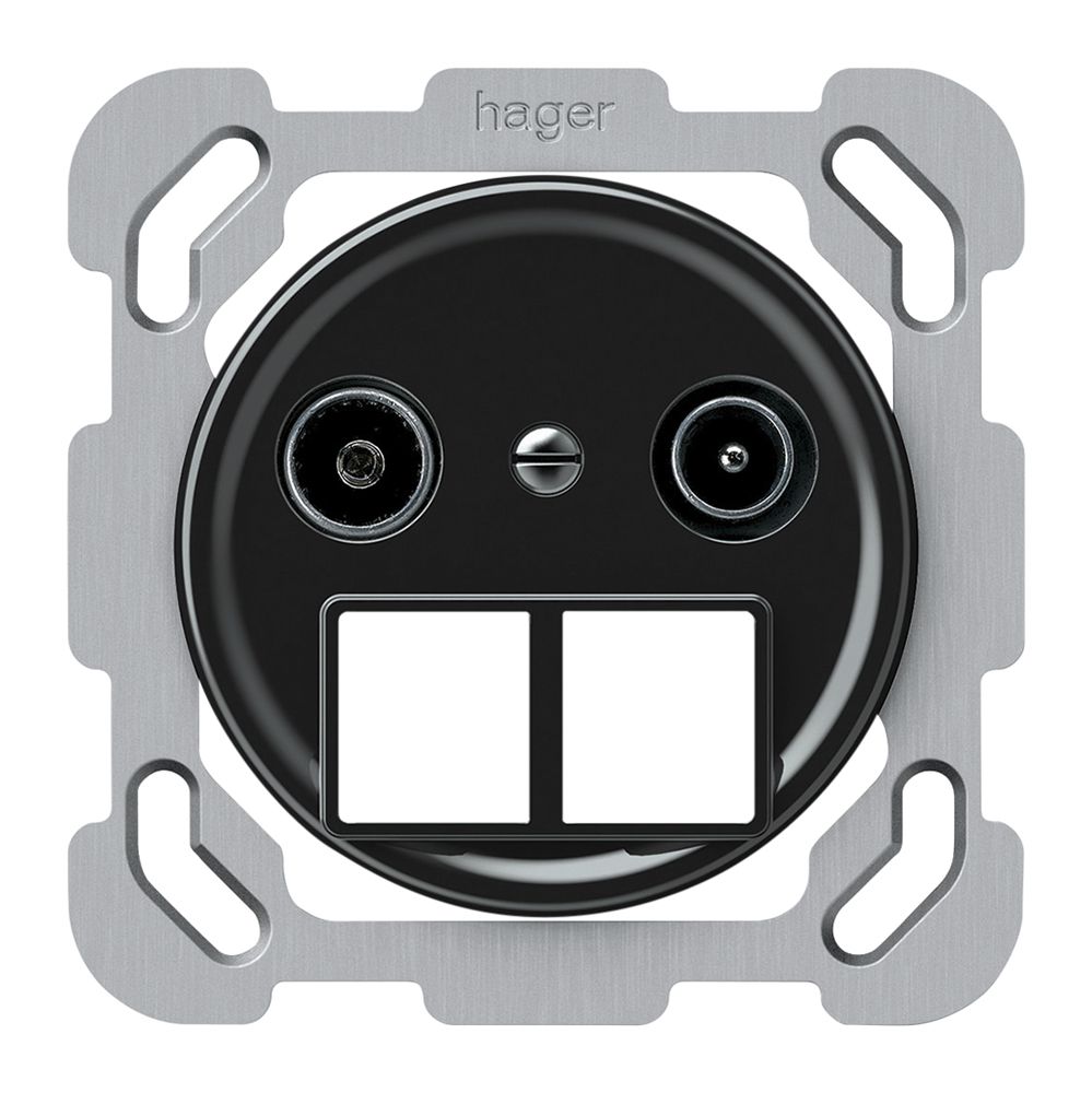 Prise multimédia ENC TV-R origin prise d'arrivée 4dB noir