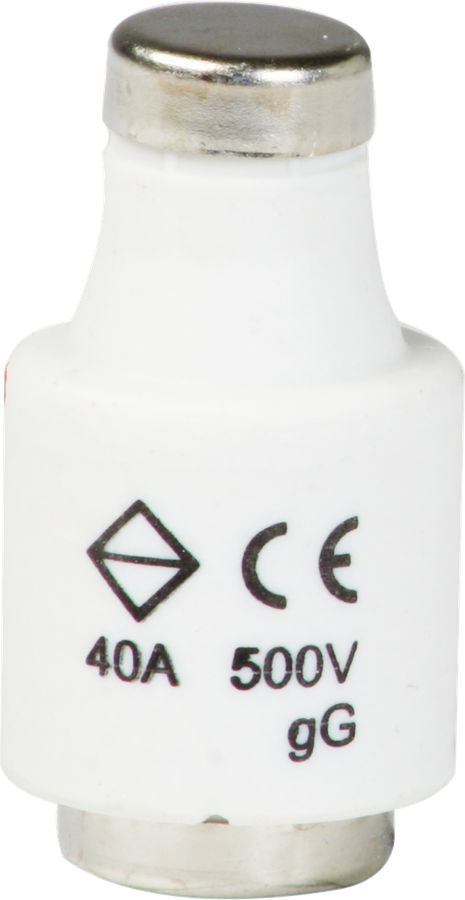 D-Sicherung DIII 40A 500V gG mit Kennmelder