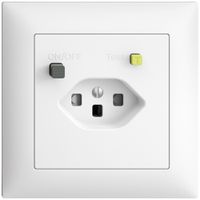 Prise ENC EDIZIOdue T23 FI 30mA FMI, shutter, blanc