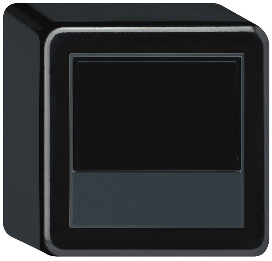 Termostato ambiente KNX AP origin con display 88×88×54mm nero