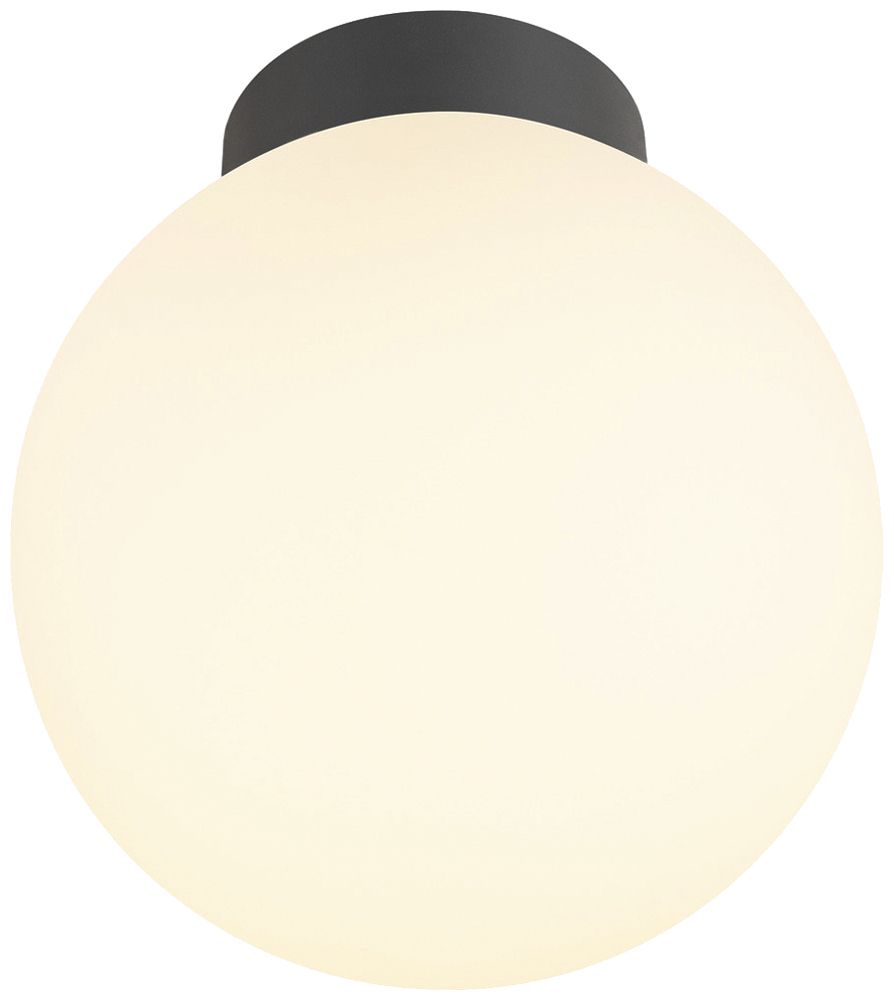 Plafonnier SLV SUN 20 E27 1×60W VAR Ø200×220mm noir