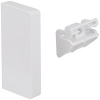 Pezzo finale Hager per SL20055 bianco puro con labbra flessibile