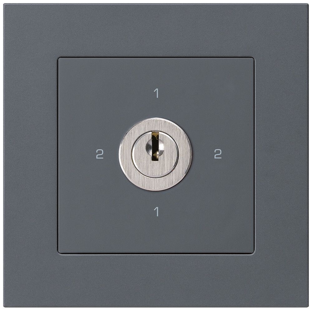 Interrupteur rotatif ENC kallysto.pro 3/1L anthracite avec serrure Kaba 8