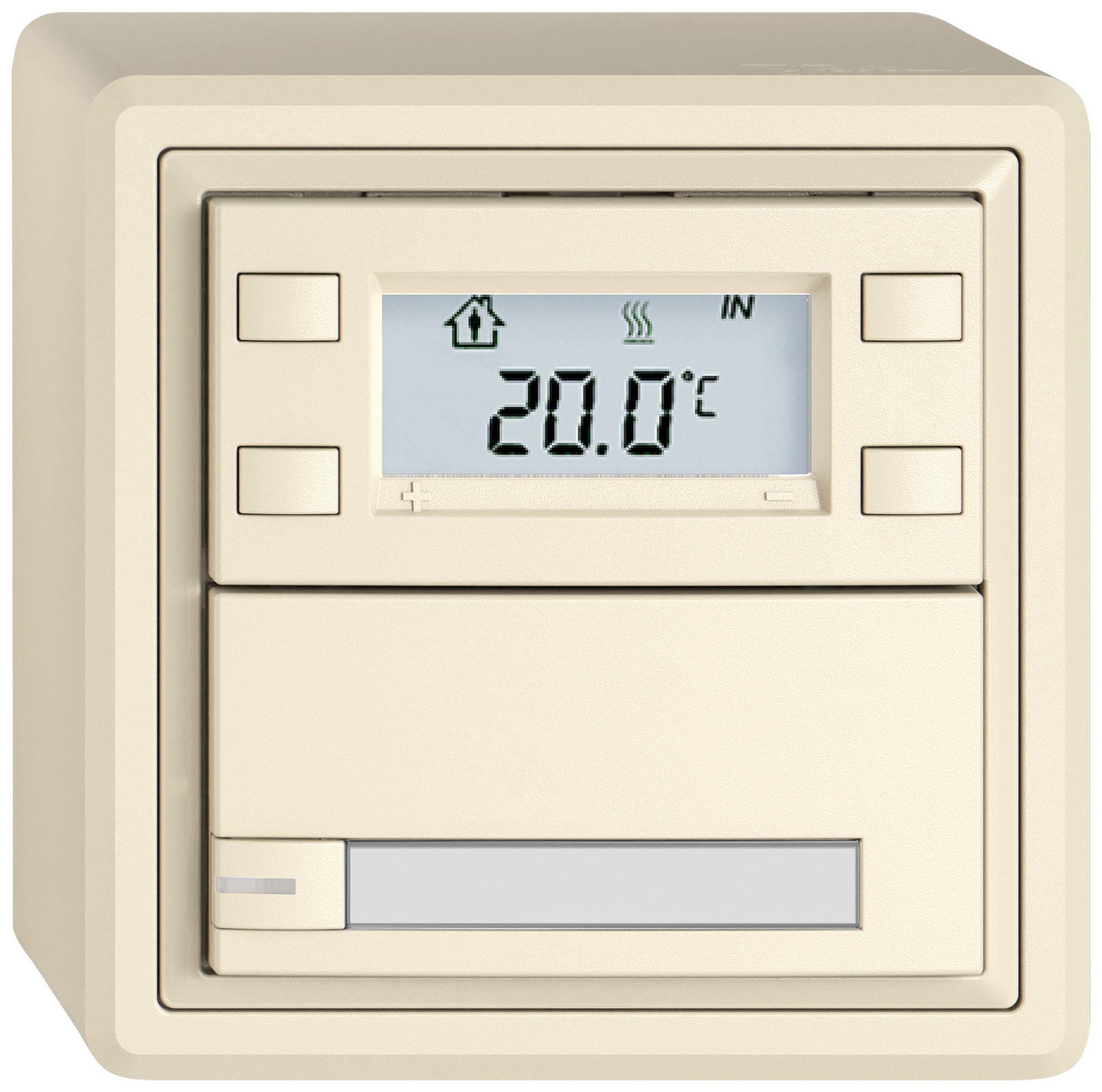 AP-RTH-Taster EDIZIO.liv SNAPFIX® m.RGB-LED Pap.1×Taste 1-Tbed.cr