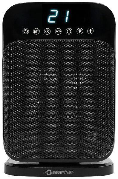 Termoventilatore Armin Schmid Myros 1500W 230V 168×325×218mm nero