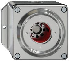 AP-Schlüsselschalter ELEMENT SNAPFIX® 1-polig 16A 400V 0-1-0-1 alu