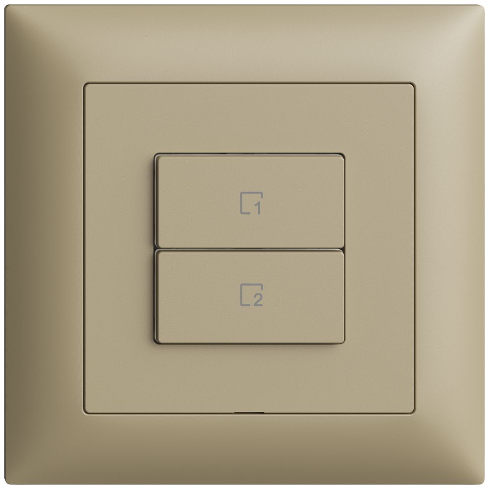 Comando per pulsante scena INC 2 scene vert./2T Edue Wiser sand