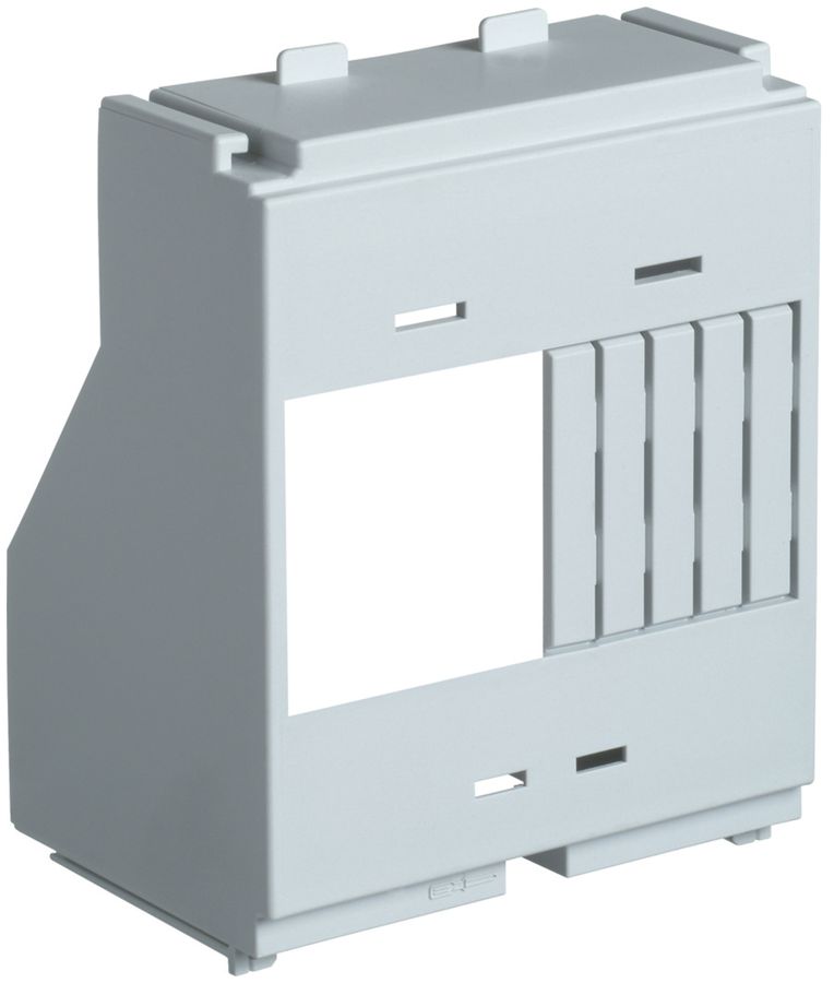 Geräteabdeckung Hager lang zu weber.vertigroup DIN1…3 für Gerätebreite 45…90mm