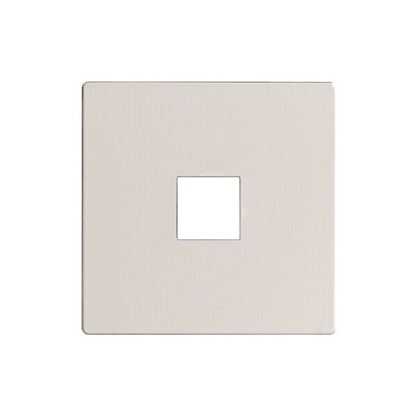 Frontplatte EDIZIOdue elegance für 1×Taster arktikweiss