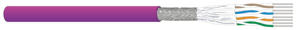 Cavo dati Dätwyler CU 7702 4P S/FTP CAT7 AWG26 FRNC/LSZH Dca viola