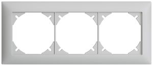 UP-Kopfzeile EDIZIOdue SNAPFIX® 1×3 horizontal 197×77mm hellgrau