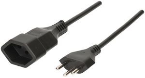 Verlängerungskabel MAX HAURI T12/T13 GDV 3×1.5mm² 0.5m schwarz