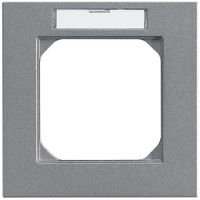 UP-Abdeckrahmen kallysto.pro 1×1 fjord 94×94mm mit Beschriftungsrahmen