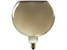 LED-Lampe SLV Floating Globe E27 6W 1900K DIM mattiert Rauch schwarz Ø200×230mm