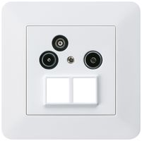 UP-Antennendose R/TV-Daten kallysto.trend HMS 2GHz 14db weiss