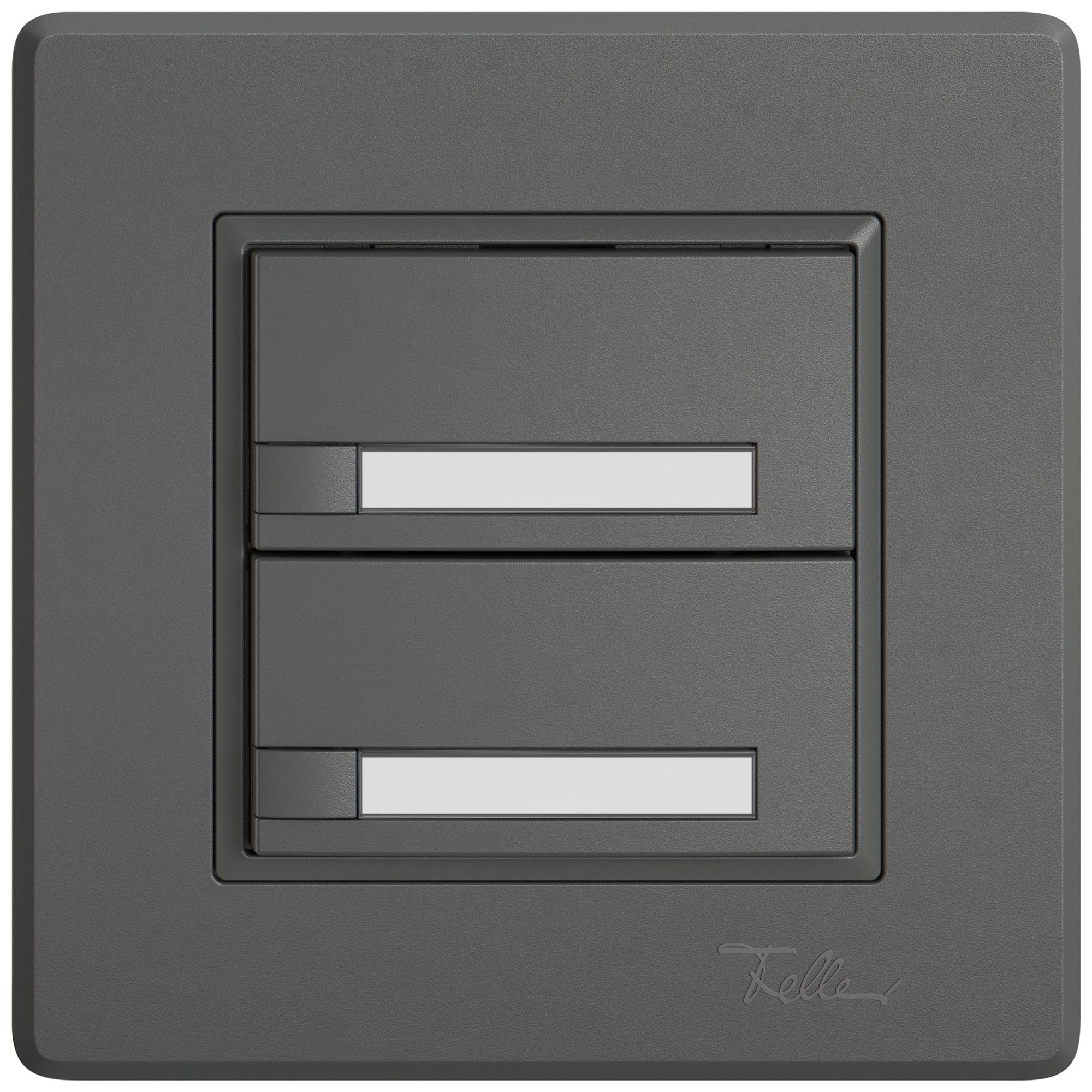 Pulsante KNX RGB INC EDIZIO.liv SNAPFIX® sensore temp.s.LED targ.2× com.1T grs