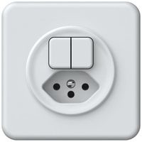 UP-Kombination origin Sch 3+3 + 1×Typ 13 92×92mm weiss