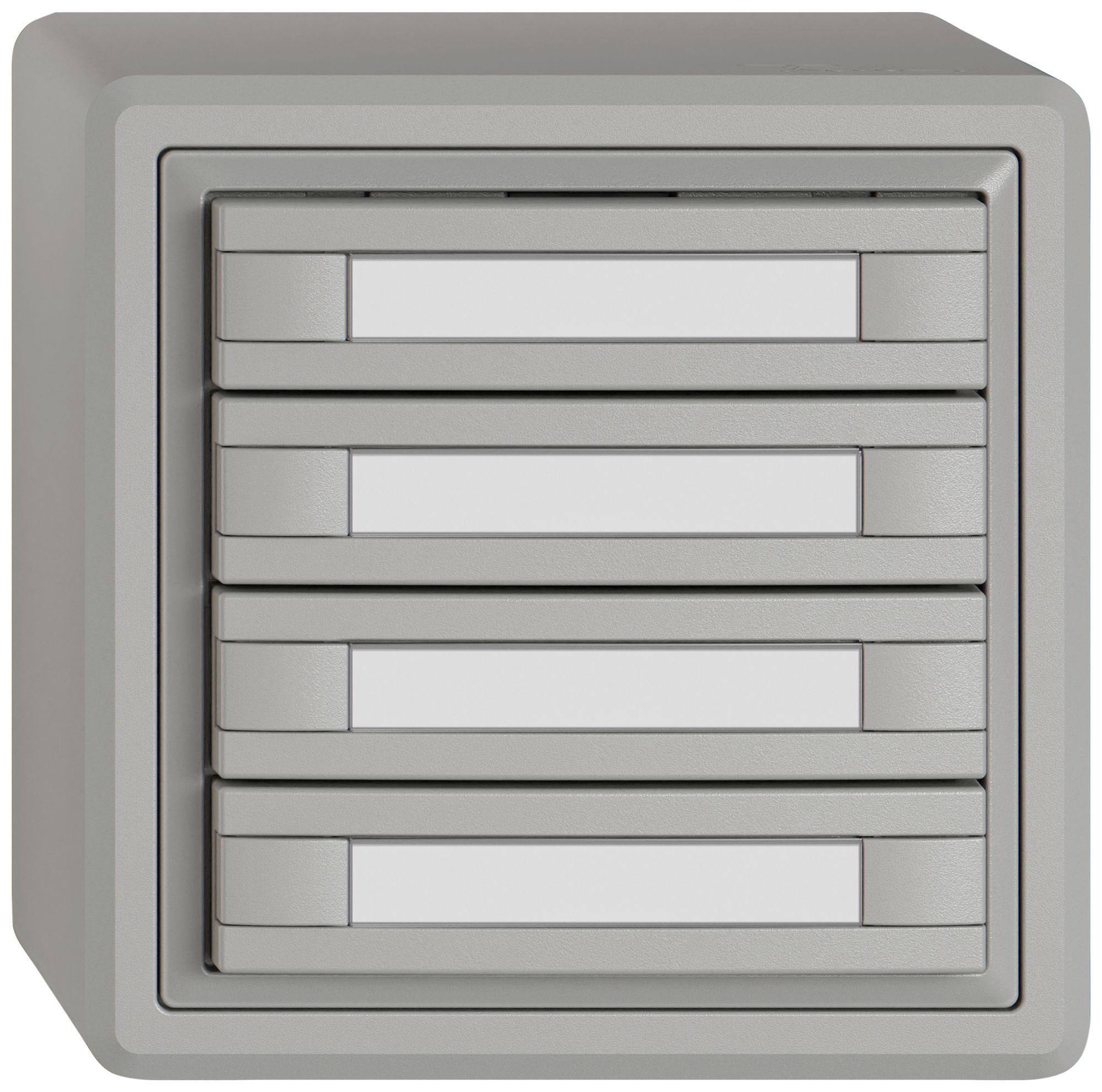 AP-Universaltaster EDIZIO.liv UNI SNAPFIX® o.LED 8× 1-Tbed.Pap.hgu