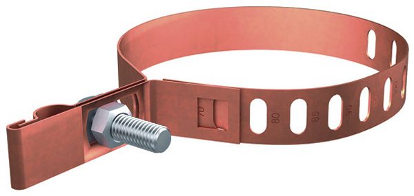 Collier de suspension Flury AL 2, réglable, Cu nu