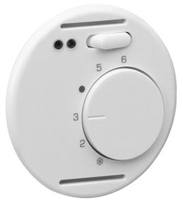 Kit frontale INC BASICO bianco per termost.amb.riscald.pavim.