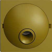 UP-Anschlussdose EDIZIOdue olive, ohne Klemmeneinsatz