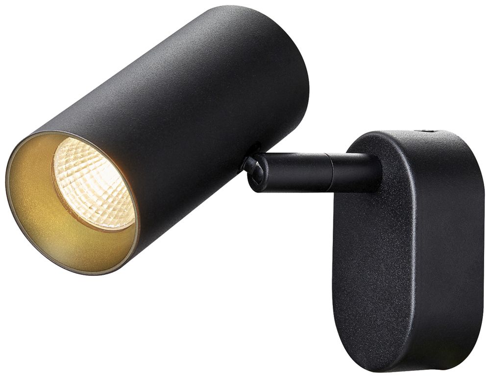 Spot LED SLV NOBLO 6W 740lm 927 VAR 90×105×127mm noir